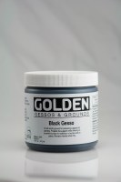 Golden Black Gesso 16oz