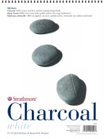 Strathmore 500 Series Charcoal Pad White 12x18