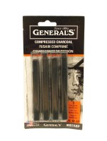 General's Assorted Compressed Black Charcoal Sticks 4pk