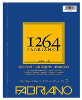 FABRIANO 1264 Sketchbook, Wire Bound 9x12 60 lb.