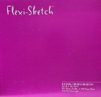 Flexi Sketch Book 8X8 Magenta 240 Sheets