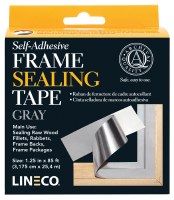Lineco Self-Adhesive Frame Sealing Tape, Gray