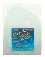 Amaco Classic Oval Safety Glass Palette 11x14 Oval