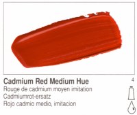 Golden Heavy Body Acrylic Cadmium Red Medium Hue 16oz 1552-6