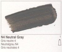 Golden Heavy Body Acrylic Neutral Gray N4 16oz 1444-6