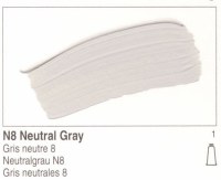 Golden Heavy Body Acrylic Neutral Gray N8 16oz 1448-6