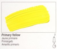 Golden Heavy Body Acrylic Primary Yellow 16oz 1530-6