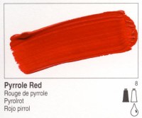 Golden Heavy Body Acrylic Pyrrole Red 16oz 1277-6