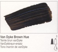 Golden Heavy Body Acrylic Van Dyke Brown Hue 5oz 1462-3