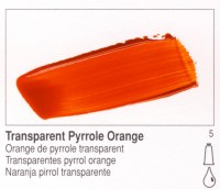 Golden Heavy Body Acrylic Transparent Pyrrole Orange 8oz 1384-5