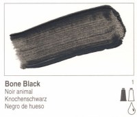 Golden Heavy Body Acrylic Bone Black 32oz 1010-7
