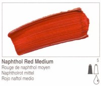 Golden Heavy Body Acrylic Naphthol Red Medium 5oz 1220-3