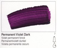 Golden Heavy Body Acrylic Permanent Violet Dark 8oz 1253-5