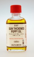 Holbein Artists Oil Medium Sun Thickened Poppy Oil 55ml