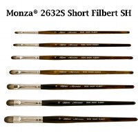 Silver Monza® Short Filbert Short 0 - 2632S-0