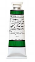 M. Graham Oil Phthalocyanine Green  Yellow Shade 37ml