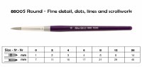 Silver Silk 88® Brush ROUND 4 -  8800S4