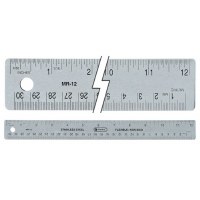 C-Thru 12" Flexible Cork-Backed Ruler