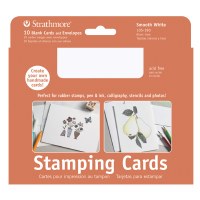 Strathmore Stamping Cards Bright White 5x7 20pk