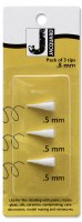 Jacquard Plastic Bottle Tips 3pk .5mm #ACC3004