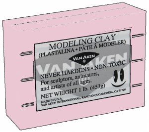 Van Aken Plastalina Modeling Clay 1lb. Pastel Pink