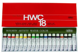 Holbein Artists' Watercolor 5ml 18 Color Set