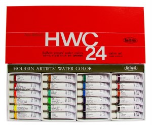 Holbein Artists' Watercolor 5ml 24 Color Set
