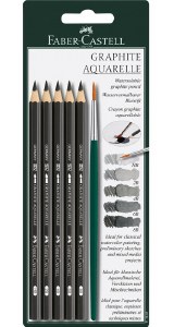 Faber-Castell Watersoluble Graphite Pencil Set