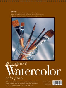 Strathmore 400 Series Watercolor Paper Pad 15x22