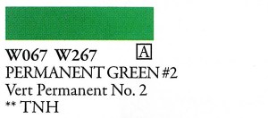 Holbein Artists Watercolor Permanent Green #2 15ml