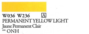 Holbein Artists Watercolor Permanent Yellow Light 15ml