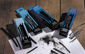 Winsor &amp; Newton Artists' Charcoal Willow Thick 3pc