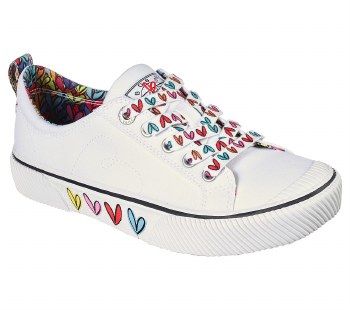 Skechers 'B Wild - Love Only' Ladies Shoes (White Multi)