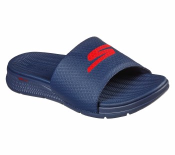 Skechers 'GO Consistent - Halo' Mens Sandals (Navy/Red)