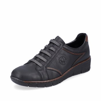 Rieker '53756' Ladies Shoes (Black)