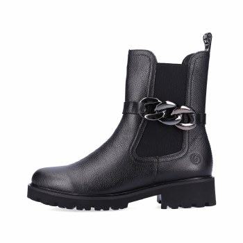 Remonte 'D8695' Ladies Ankle Boots (Black)