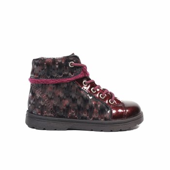 Ricosta 'Chillie' Girls Boots (Bordo Print)