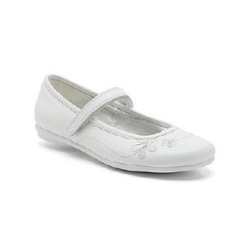 clarks girls white shoes