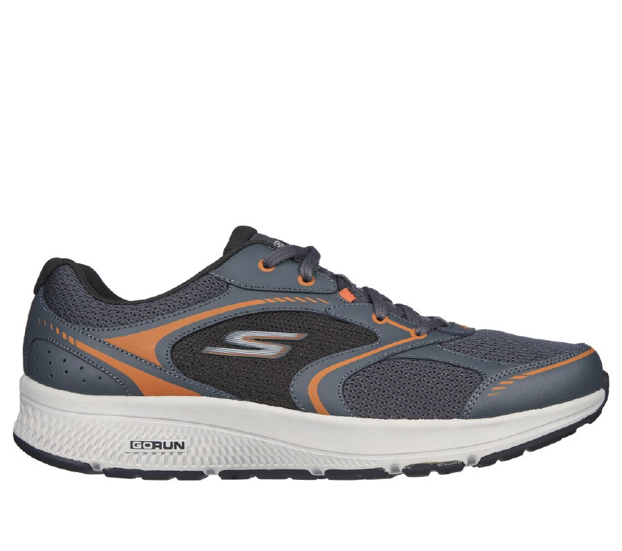 Skechers go run mens hot sale orange