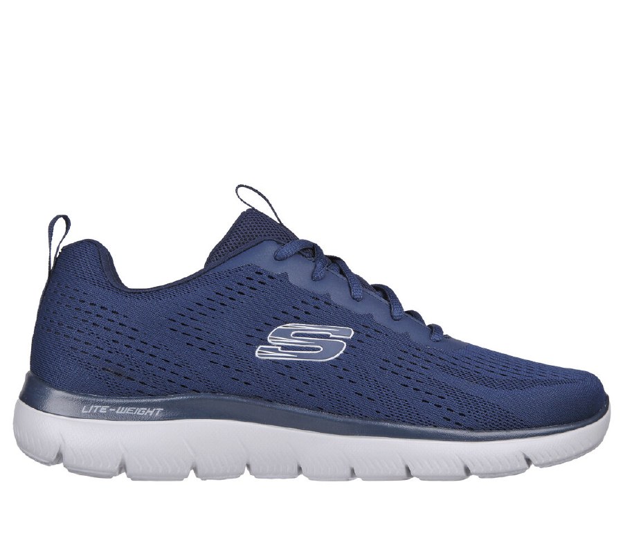 Mens navy outlet skechers