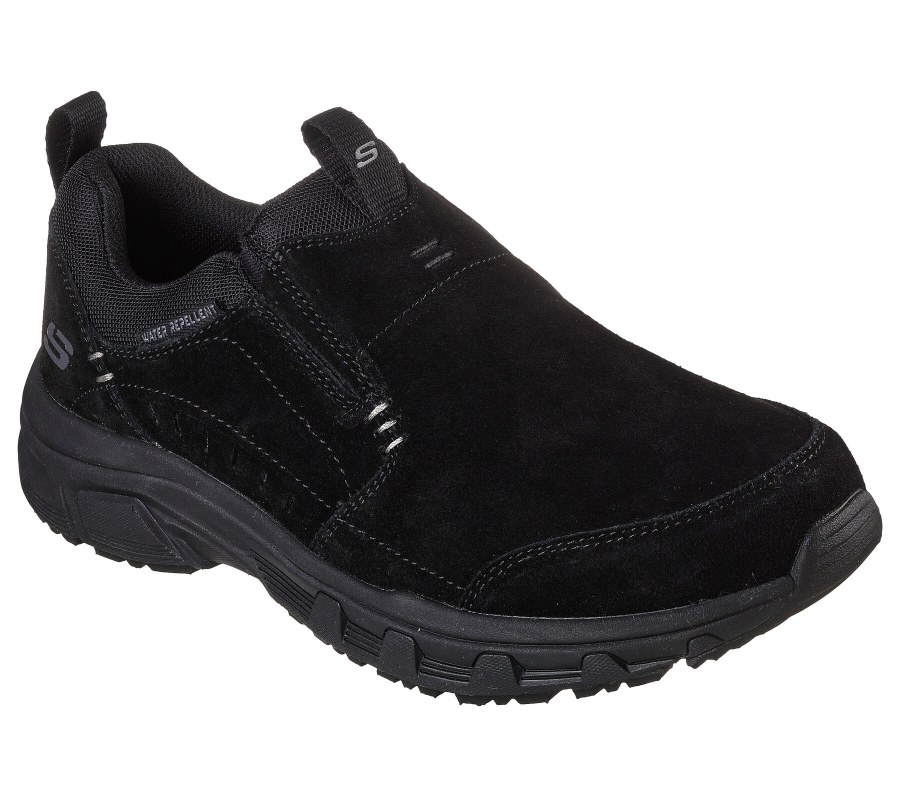 Skechers 'Relaxed Fit: Oak Canyon' Mens Shoes (Black) - Hand Footwear Ltd