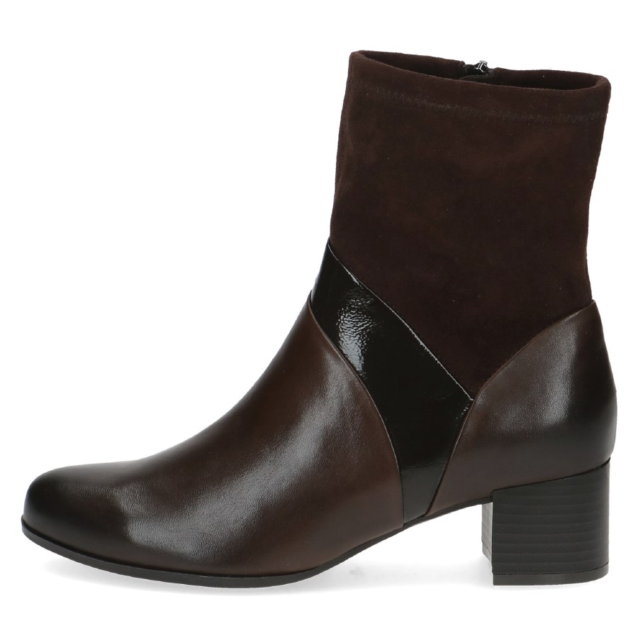 Dark brown shop ladies ankle boots