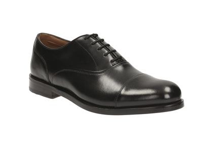 clarks mens black shoes