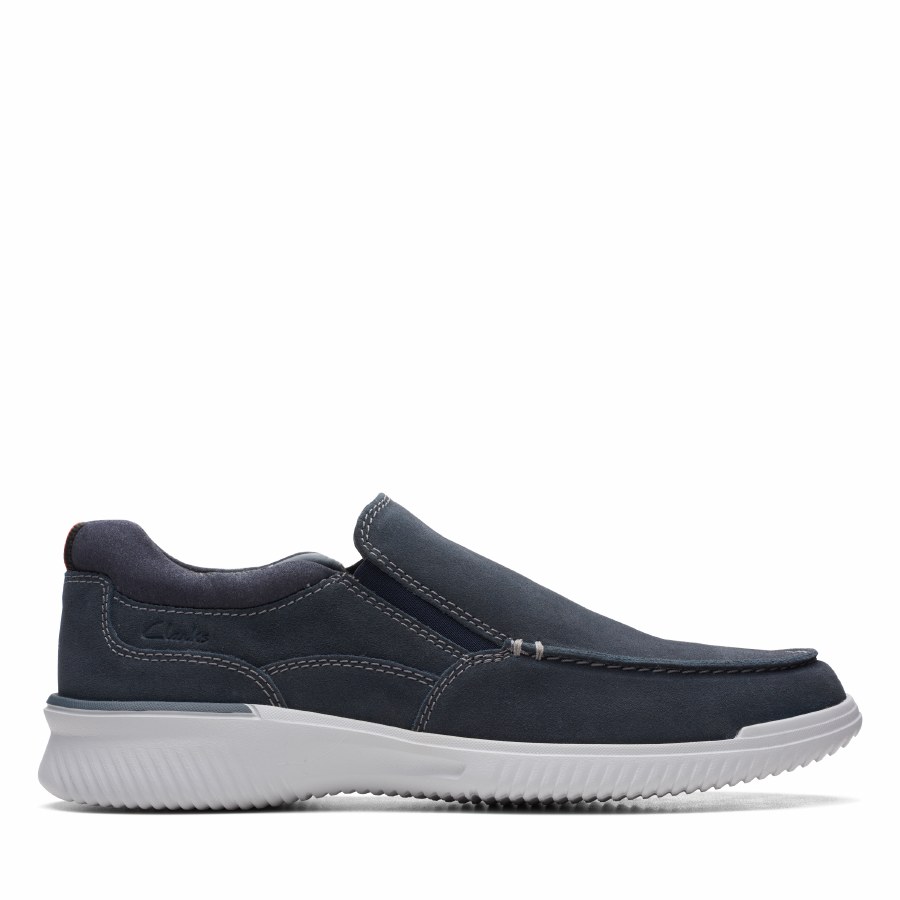 Clarks 'Donaway Free' Mens Shoes (Navy Waxy) - Hand Footwear Ltd