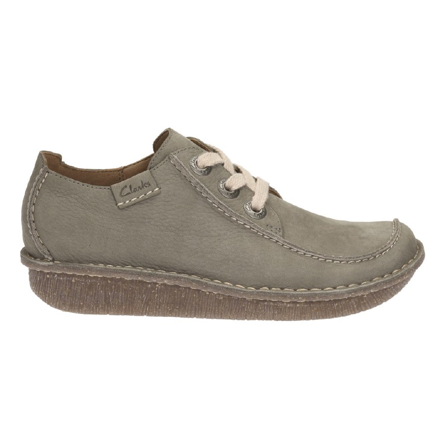 Clarks 'Funny Dream' Womens Shoes (Sage 