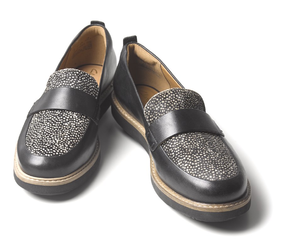 clarks ladies loafers