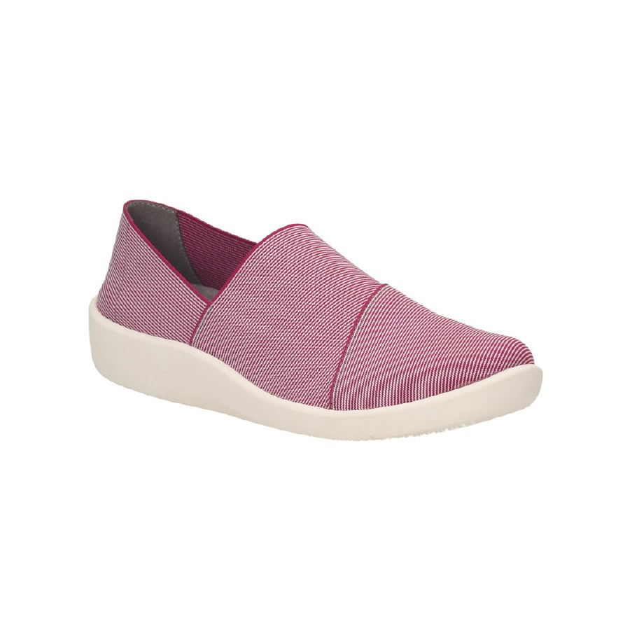 clarks ladies red shoes