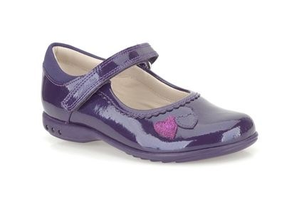 clarks purple patent shoes