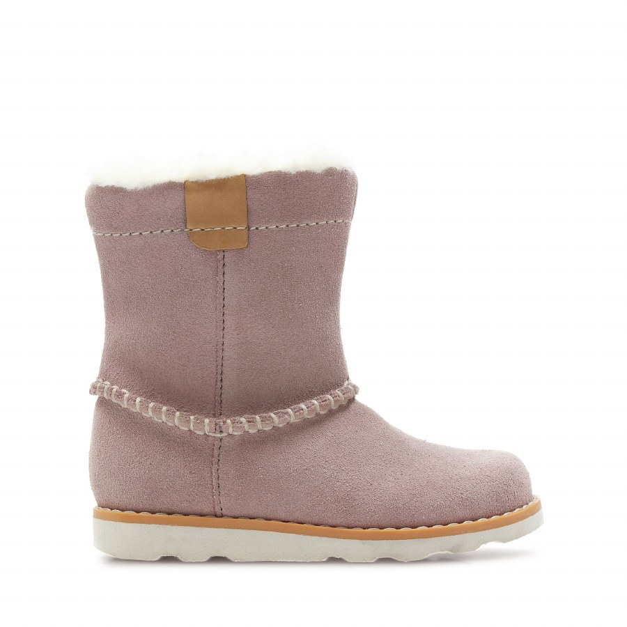 clarks girls brown boots