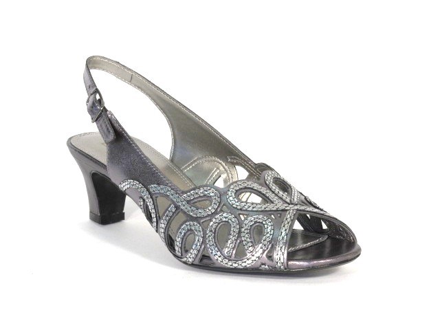 pewter slingback heels